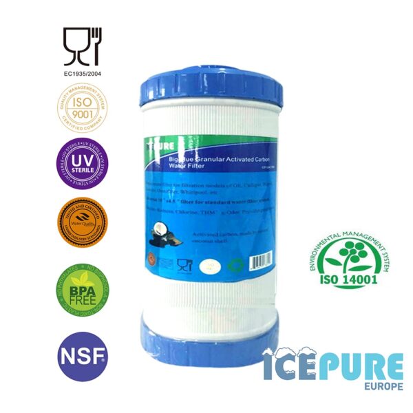 Icepure 10inch Big Blue GAC Koolstof Waterfilter ICP-GAC10BB