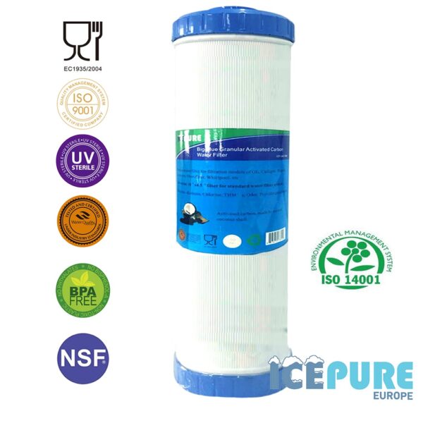 Icepure 20inch Big Blue GAC Koolstof Waterfilter ICP-GAC20BB