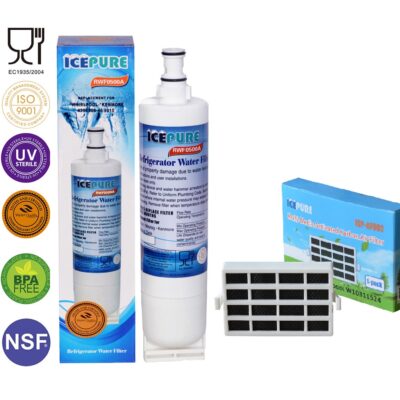 Alapure Waterfilter geschikt voor Bauknecht SBS003- en Antibacteriele Luchtfilter HYG001