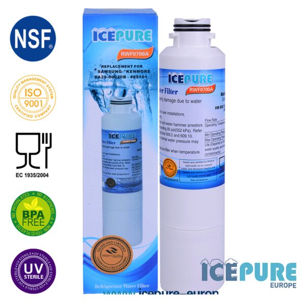 Icepure RWF0700A Waterfilter (incl. dubbele O-Ring)