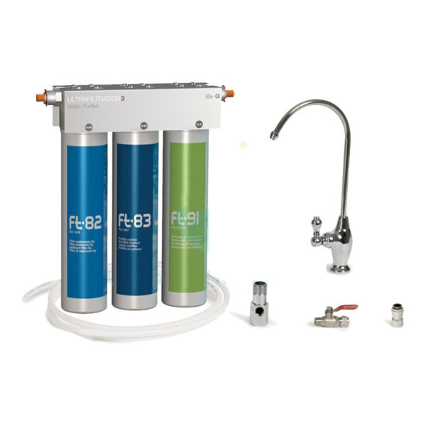 FT-line 3 Inbouw Waterfiltersysteem Zonder Zilver Carbon