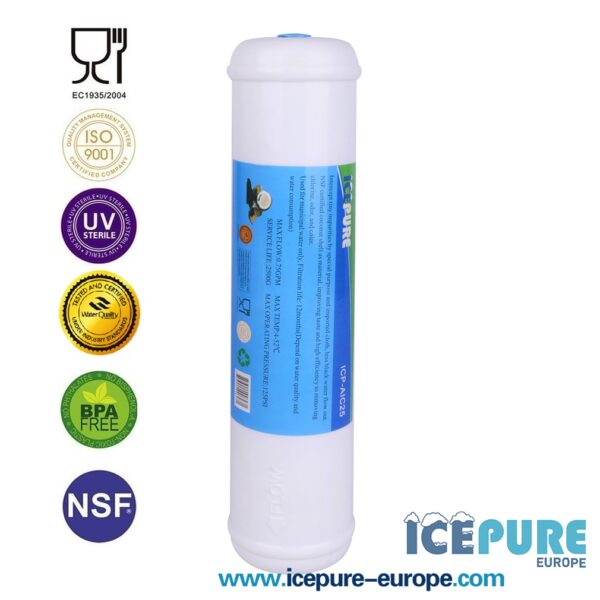Icepure Inline Carbon Waterfilter BIG ICP-AIC25