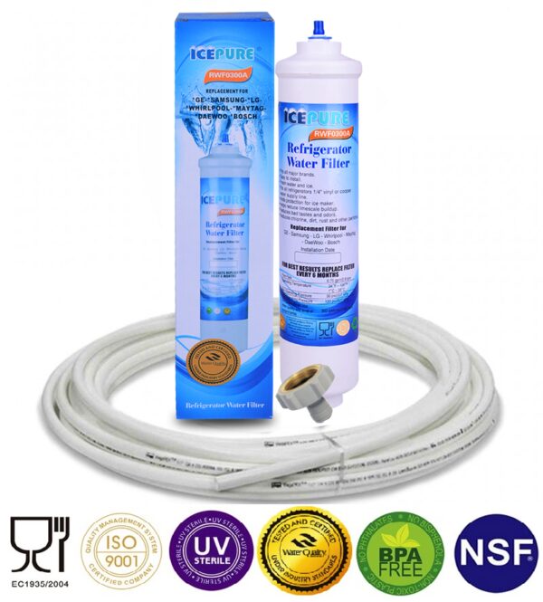Alapure Waterfilterset geschikt voor LG 3219JA3001Y