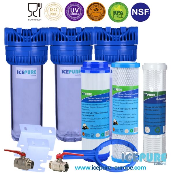 Waterfilter Voor Gehele Huis met wasbare filter